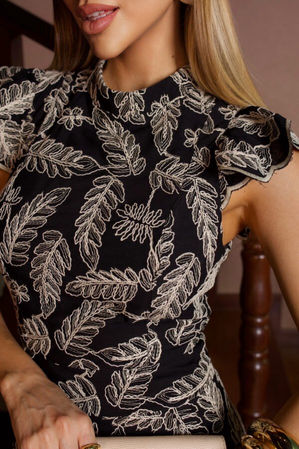 Vestido Branca com detalhes em bordado - Image 7